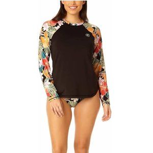 NWT Hurley Girls Moisture Wicking T-Shirt Rash Guard H2O-Dri White w NWT Hurley Girls Moisture Wicking T-Shirt Rash Guard H2O-Dri White w